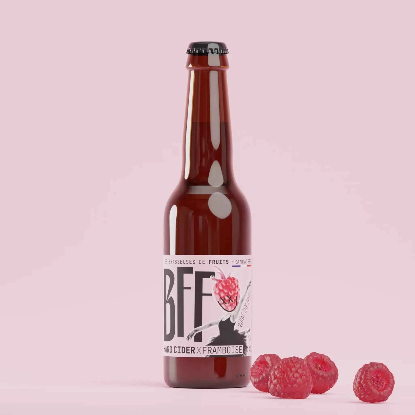 BFF Framboise – Le hard cider fruité, sans sucres ajoutés