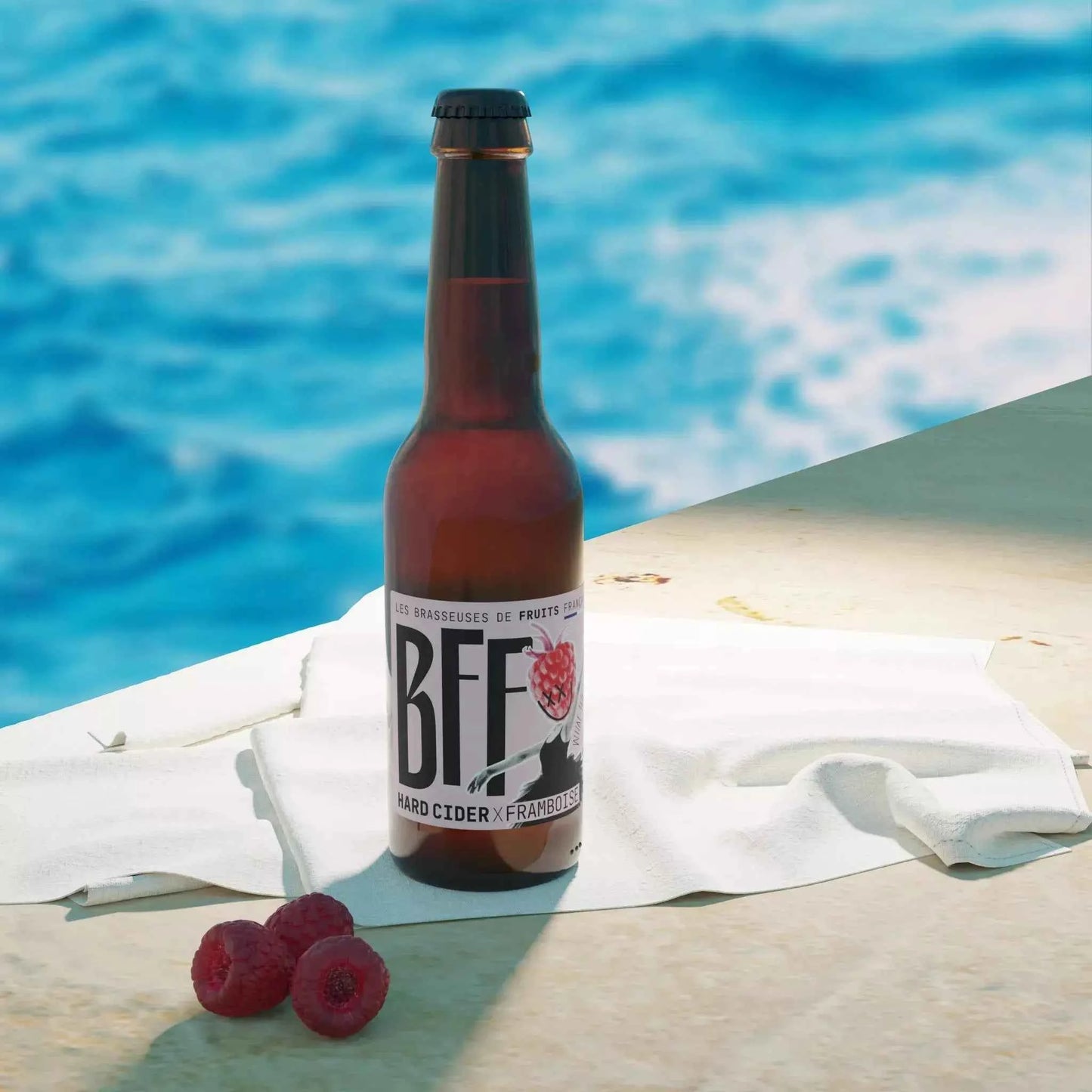 BFF Framboise – Le hard cider fruité, sans sucres ajoutés